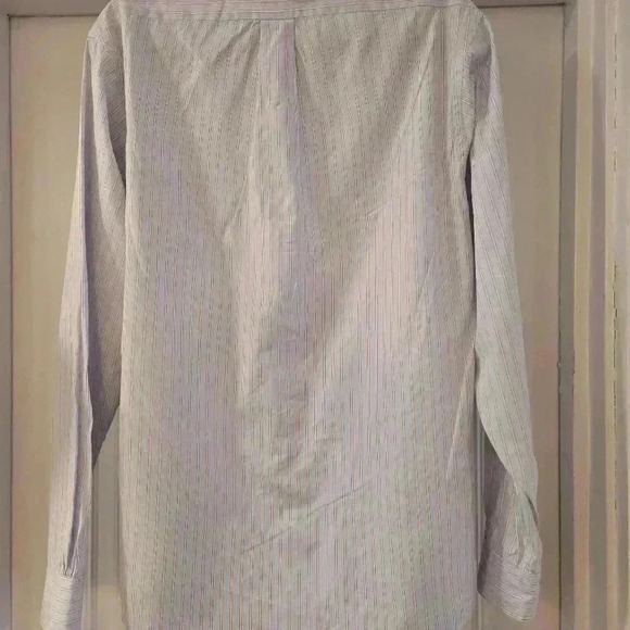 Brooks Brothers Mens Cotton Button Down Dress Shirt Blue White Size 15.5 - Picture 3 of 8